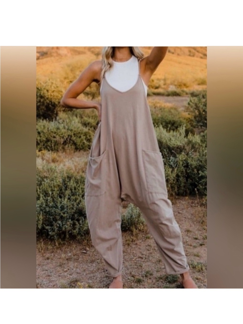 FP MOVEMENT by Free People Hot Shot Onesie | Sage Stone | Size XS - Picture 8 of 9